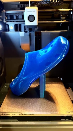 Sean Porter on Instagram: "I was giddy when I pulled this off of my @bambulab_official P1S printer today. This thing is my first #tpu print and I used @geeetech 95a filament and it came out great. I love the bright color and squishy plastic, and definitely wore this one to take the dog out. #craftingalifeiwant #seanporterdesign #maker #crocs"