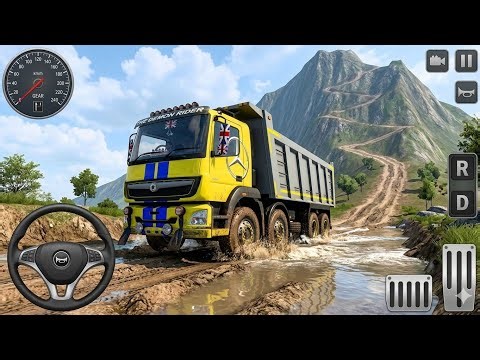 Heavy Full Loaded Truck Mud Off-Road Driving 😱 | BUSSID Gameplay