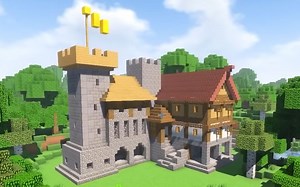 【5x5建筑教程】简单的大房子