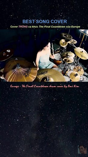 The Final Countdown Drum Cover by Ami Kim