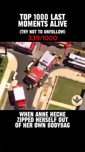 Last Moments Alive on Instagram: "Actress Anne Heche died on August 12, 2022, one week after suffering critical injuries in a tragic crash in Los Angeles. On August 5, her vehicle veered off the road at high speed in the Mar Vista neighborhood, slammed into a house, and erupted into a massive fire. Heche was pulled from the wreckage alive but in critical condition. She remained in a coma due to a severe anoxic brain injury and never regained consciousness. She was later declared legally dead and