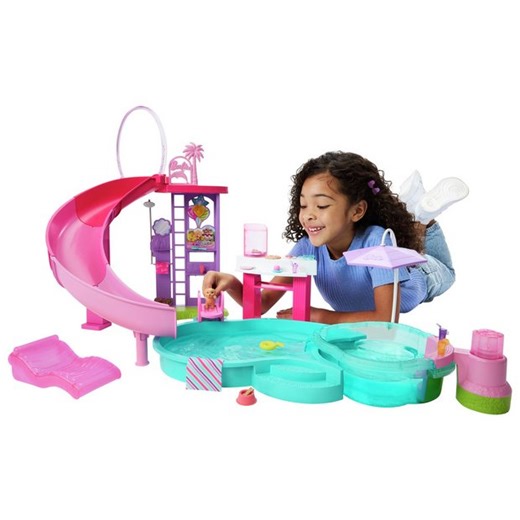 Buy Barbie Dream Pool Playset with 6 Play Areas | Doll accessories | Argos