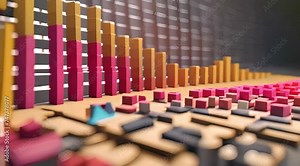 Visual Representation of Sales Bar Graph for Enhanced Insights Created by Generative AI