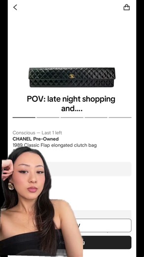Chanel Classic Flap Elongated Clutch Bag Shopping Experience