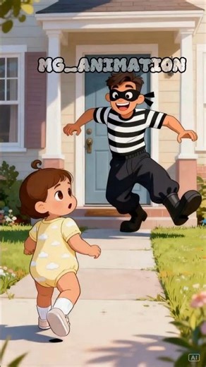 oh noo someone please help this cild #ai #animation #likesubscribe