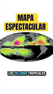 THIS MAP IS INCREDIBLE showing the path of ALL HURRICANES and cyclones formed