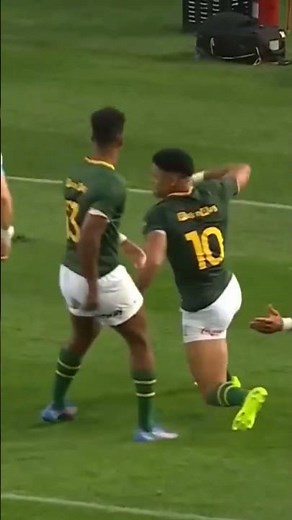 Sizzling Sascha against Argentina! #hattrick #sascha #springboks #rugbyhighlights #rugby