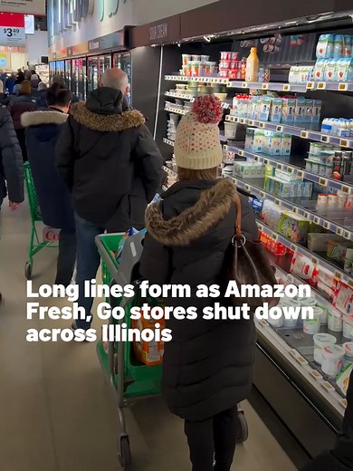 More than a dozen grocery stores across Illinois will soon close as Amazon shutters all of its Amazon Go and Amazon Fresh locations. The online retailer said Tuesday in a blog post that it plans to instead focus on grocery delivery, Whole Foods Market and a new “supersized” store concept. #amazon #stores #amazonfresh