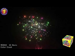 Color Crash from Power Blast Fireworks New for 2021 Springbrook Fireworks