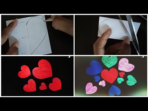 How to draw a perfect heart shape/ How to cut a perfect heart shape #HeartShape #LearnQuillingWithMe