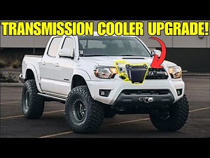 Transmission Cooler UPGRADE On My Tacoma! So Much Better!!
