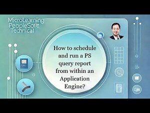 How to schedule and run a PS query report from within an Application Engine