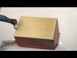 KCD corner wall cabinet assembly