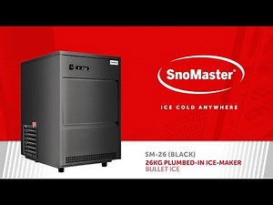 SnoMaster 26Kg/24Hr Plumbed-In Bullet Type Ice-Maker