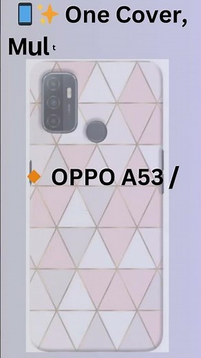 One Back Cover Fits Many Models! OPPO A15/A16/A16K/A17 & A53/A54