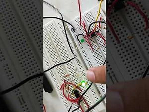 4-bit asynchronous counter IC 7493 module 12 counter practical digital electronics machine 2022