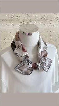 Mastering the Scarf: Step-by-Step Guide. #ScarfStyles #HowToTieAScarf #ScarfTutorial #FashionTips