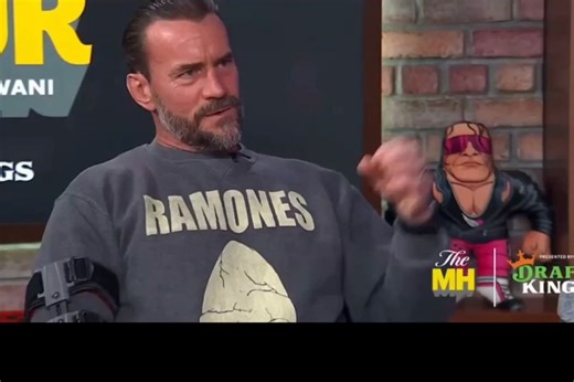 CM Punk talking about meeting Vince McMahon after his return to WWE at Survivor Series 2023:He gave me a BIG hug and said, ‘WELCOME HOME. Let’s connect after the workout but I haven’t seen him since—I think some stuff came up 😂😭