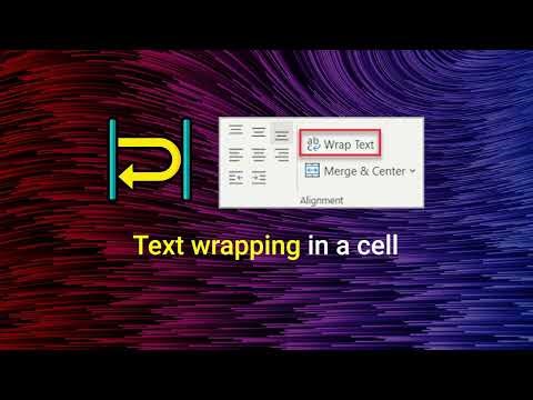 Excel Question 5: Text wrapping in a cell