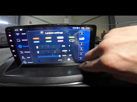 Android Head Unit How To Change Illumination Color Of The Buttons