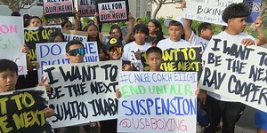 Local youth boxing clubs rally in Kapolei against what they call unfair sanctions