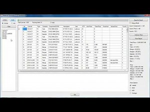 C# create piping MTO report in PDMS