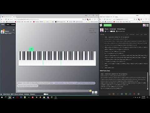Undertale - Home (Virtual Piano)