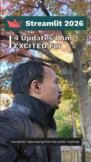 Streamlit 2026 Updates I Can’t Wait To Use #dataapps #streamlit