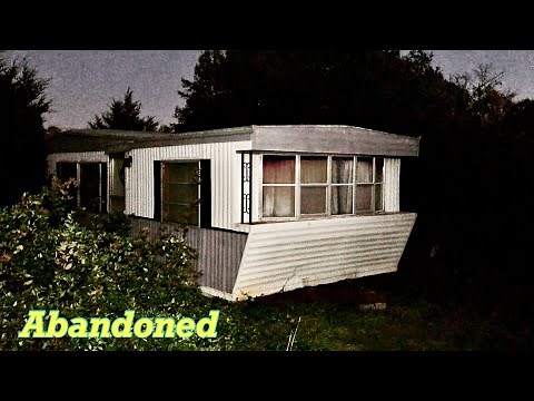 ABANDONED DIRTY TRAILER WITH EVERYTHING LEFT BEHIND