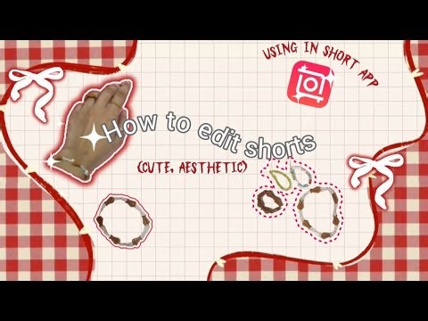 How to edit shorts videos 🎥, cute, aesthetic l by using inshort app l Tutorial by @Divaa_jerry02 🩰🍰💋