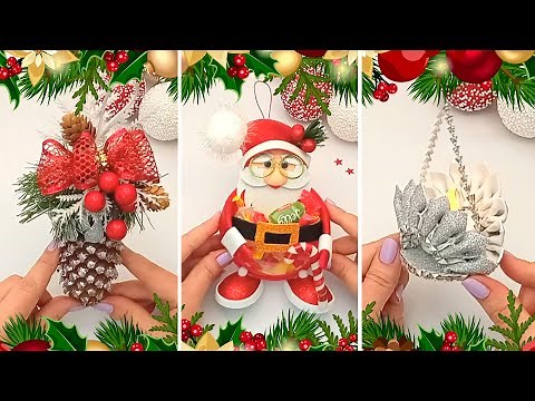 Christmas Craft 🎁 3 Ideas Christmas Decorations 🎁How to Make Your Own Christmas Decorations Craft