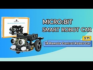 KS4036F Keyestudio Micro:bit Smart Robot Car Project 3.71 IR Remote Control Robot Car #microbit