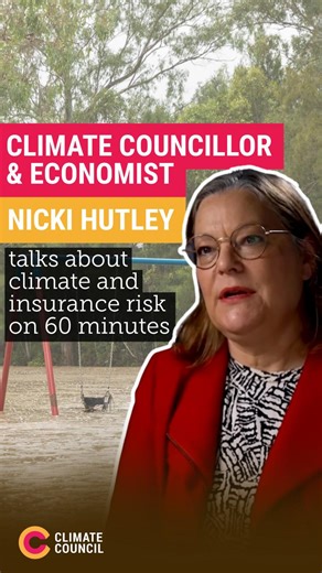 The climate crisis is at our front door, and more than two million properties are already at moderate to high risk of worsening extreme weather driven by climate pollution. Speaking with 60 Minutes Australia, Climate Councillor and Economist Nicki Hutley said: “We're now having to literally mop up from those incredibly bad policy decisions of the past.” Though the reality is, we can’t insure our way out of the climate crisis. The Australian Government will soon set its 2035 climate target. Meanw