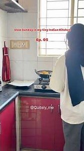 Ep 05 Slow Sunday Routine in my tiny Indian Kitchen | Chicken Chilli Recipe (My Style) 🍗✨