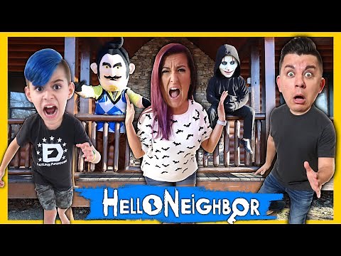 HELLO NEIGHBOR IN REAL LIFE! We Are Locked In Postmaster's Creepy Escape Room