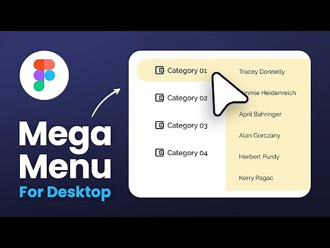 How to Design a Desktop Mega Menu in Figma (Step-by-Step Tutorial)
