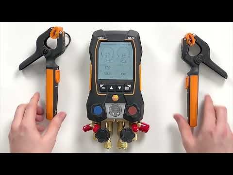 How to Set Up the Testo 557s Smart Digital Manifold Kit