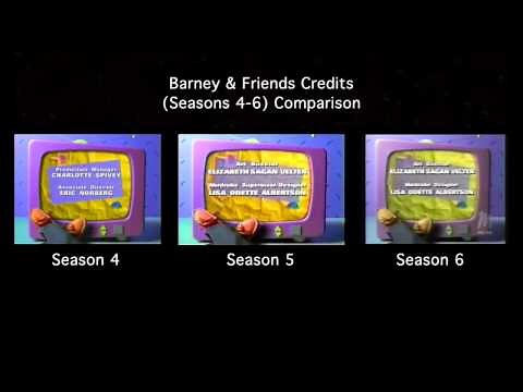 Barney & Friends Credits Seasons 4 6 Comparison