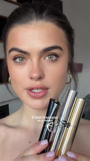 3 best mascaras @Hourglass Cosmetics tubing mascara @YSL Beauty lash latex mascara @Armani beauty vertigo lift mascara