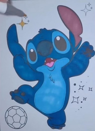 ❤️🌎⚽️ World Cup Stitch Coloring #worldcup #stitch #coloring