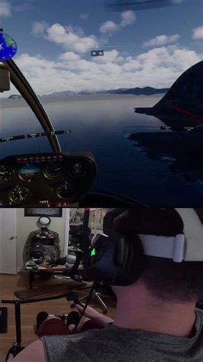 MSFS 2024 | Tearaght Lighthouse Takeoff | CowanSim R22 | #flightsim #vr #ireland