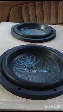 10" Soundstream - Sealed Box (((BASS SHADE)))