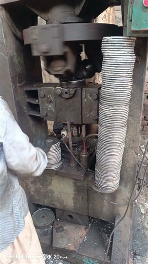 Amazing Coin Blanks Manufacturing Process | Metal Disc Cutting Machine