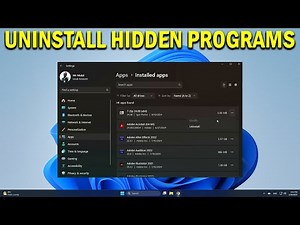 How To Uninstall Programs Not Listed in Control Panel in Windows - Quick Fix