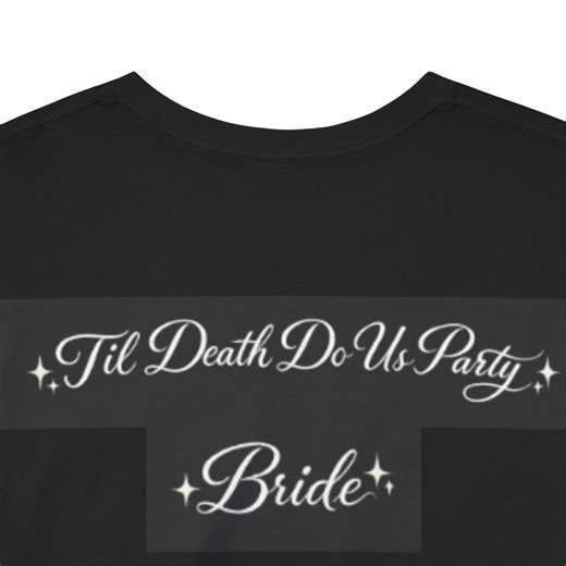 Skeleton Bride With Ghosts T-shirt | Bachelorette Till Death Do Us L Bride - Etsy UK