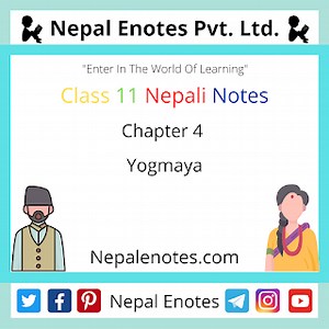 Class 11 Nepali Yogmaya Notes - Nepal Enotes