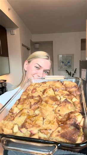 Overnight Apple French Toast