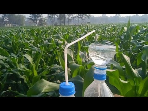 How to make a automatic water fountain|| make a waterfall without electricity.‪@Thezonetest‬