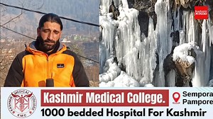 Tourists throng to Frozen Waterfall Drung. Kashmir Crown correspondent Mr Ashraf Rahi talked to the tourists at famous tourist spot drung. | Kashmir Crown Live