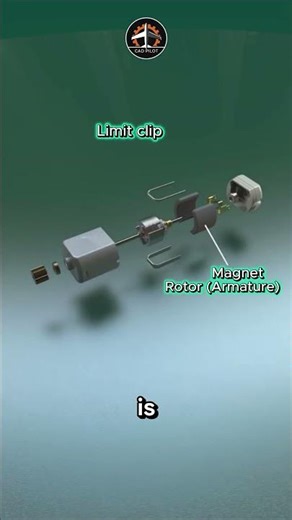 How a DC Motor Works 🔧 | DC Mini Motor Working Principle Animation #howitworks #mechanic #mechanism